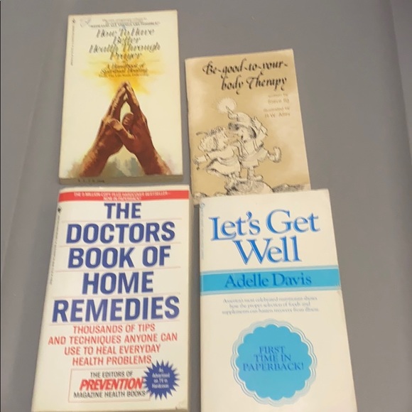 Other - Natural healing vintage paperbacks